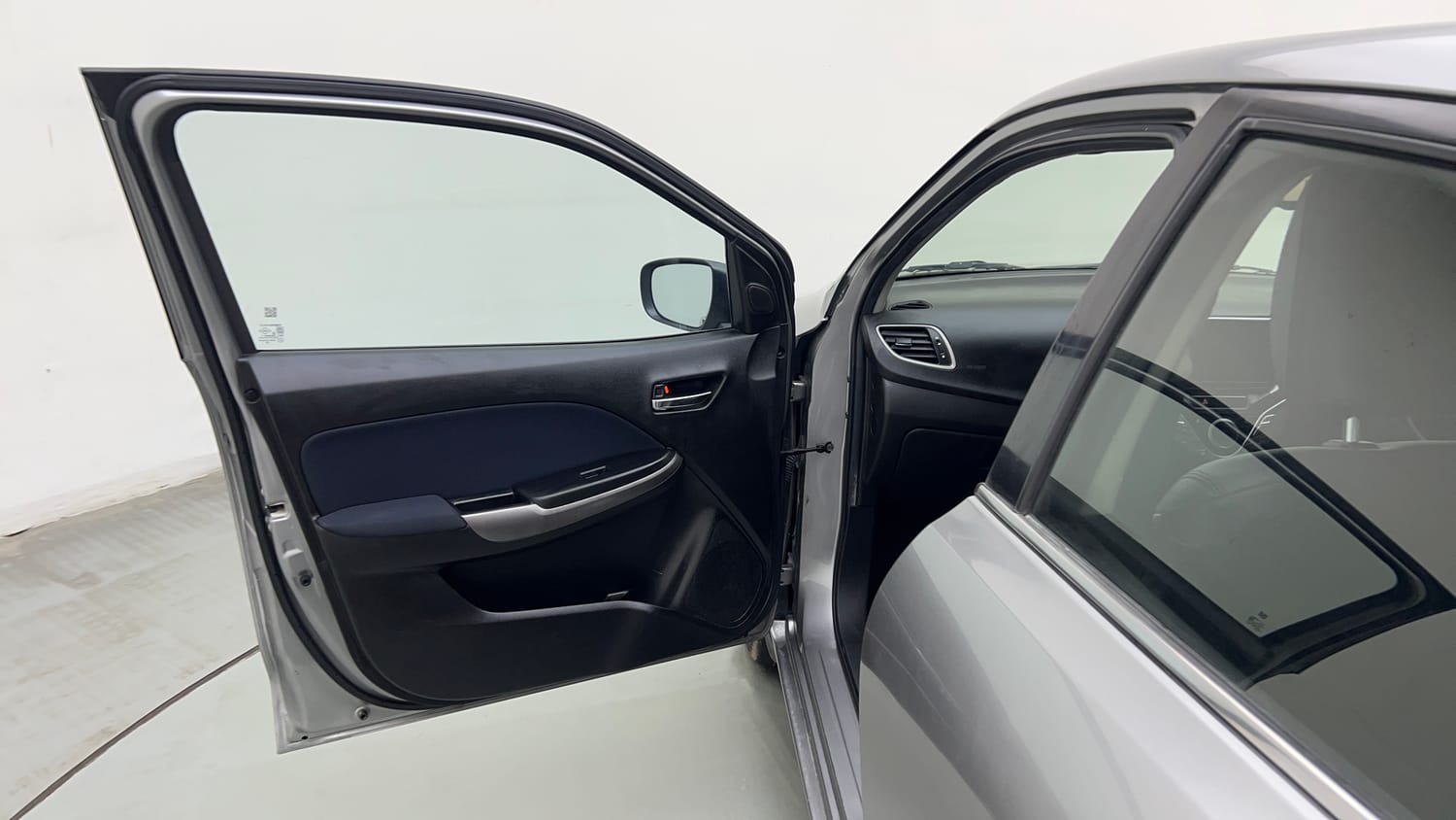 Used 2021 Maruti Suzuki Baleno Zeta Petrol Manual interior LEFT FRONT DOOR OPEN VIEW