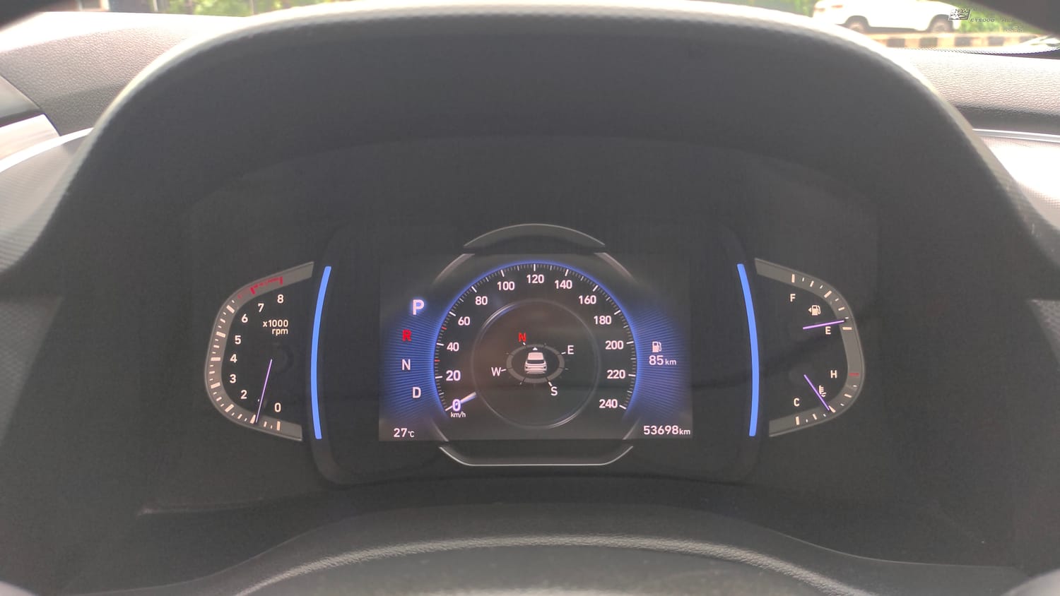 Used 2022 Hyundai Creta SX (O) 1.4 Turbo 7 DCT Dual Tone Petrol Automatic interior CLUSTERMETER VIEW