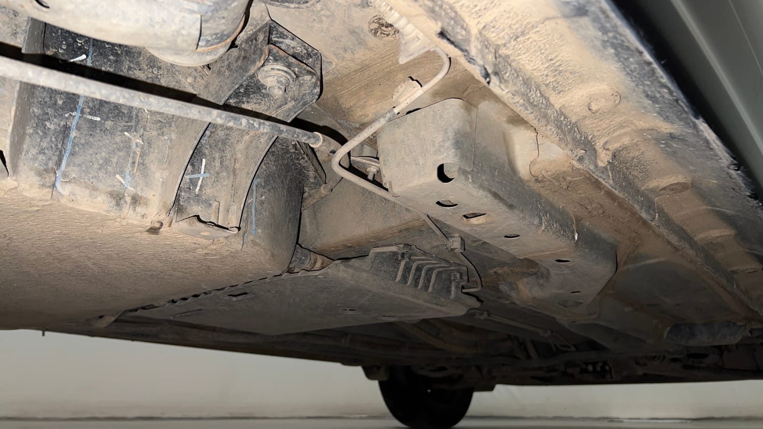 Used 2024 Tata Tiago EV XT Medium Range Electric Automatic extra REAR RIGHT UNDERBODY VIEW