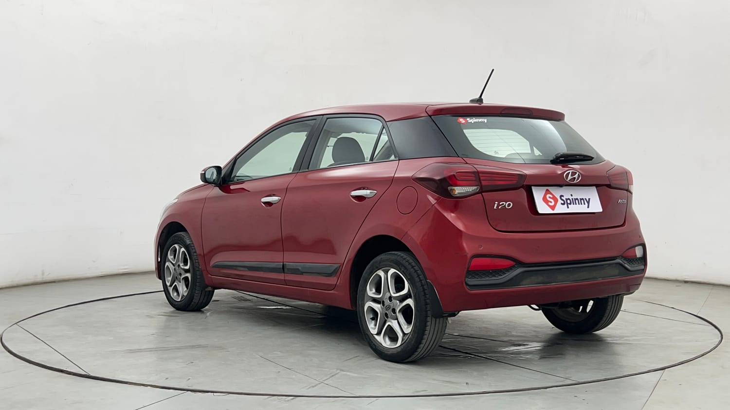 Used 2019 Hyundai Elite i20 Asta 1.2 (O) CVT Petrol Automatic exterior LEFT REAR CORNER VIEW