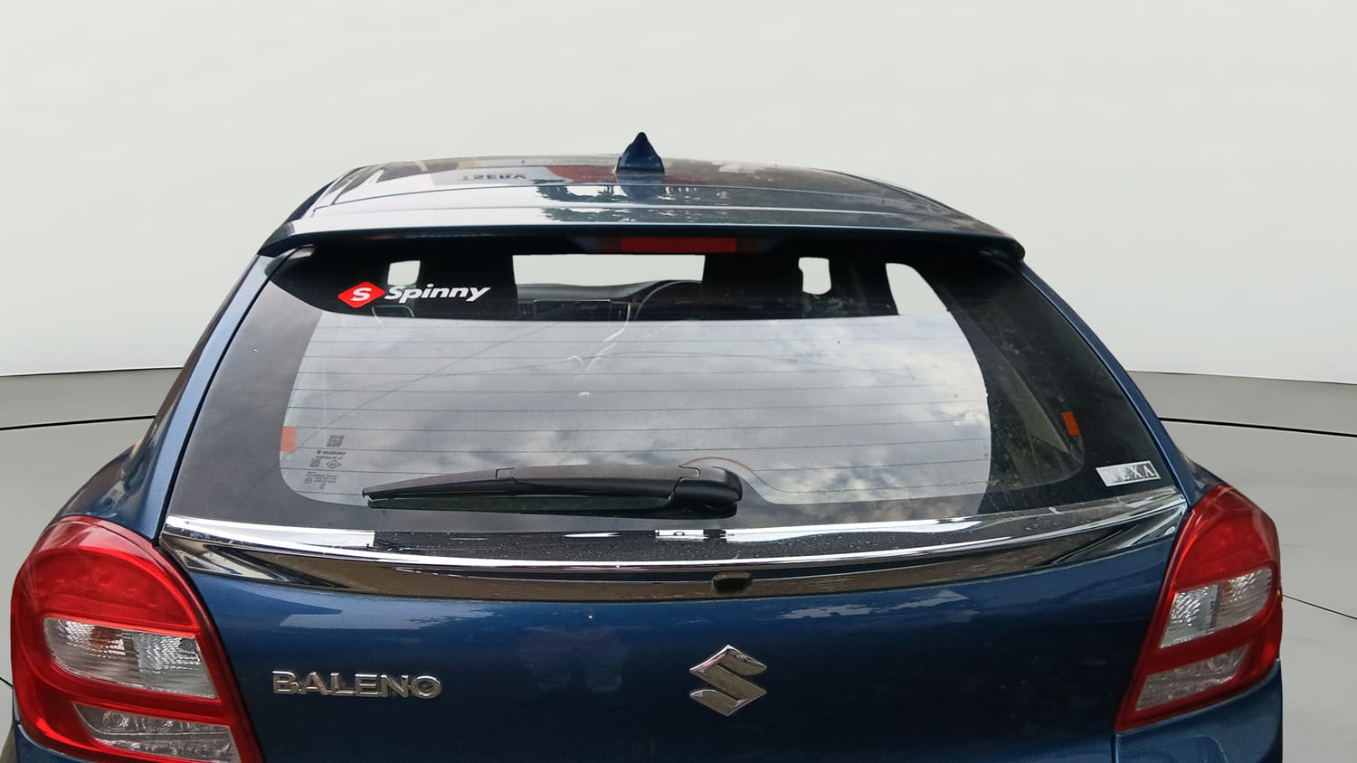 Used 2018 Maruti Suzuki Baleno Alpha 1.2 Petrol Manual exterior BACK WINDSHIELD VIEW
