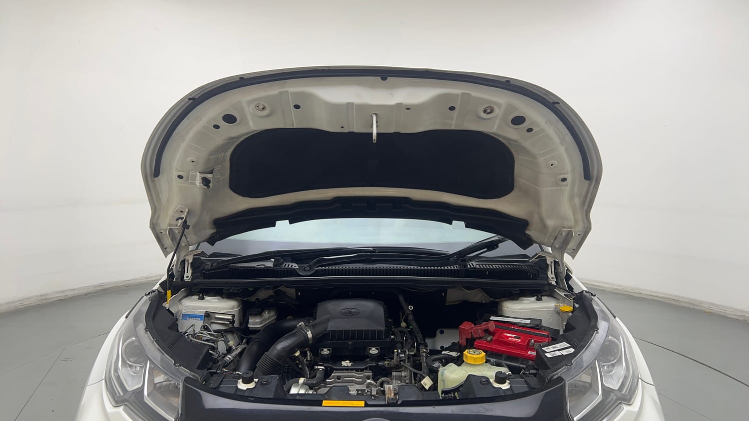 Used 2022 Tata Nexon XZA Plus (HS) Petrol Automatic engine ENGINE & BONNET OPEN FRONT VIEW