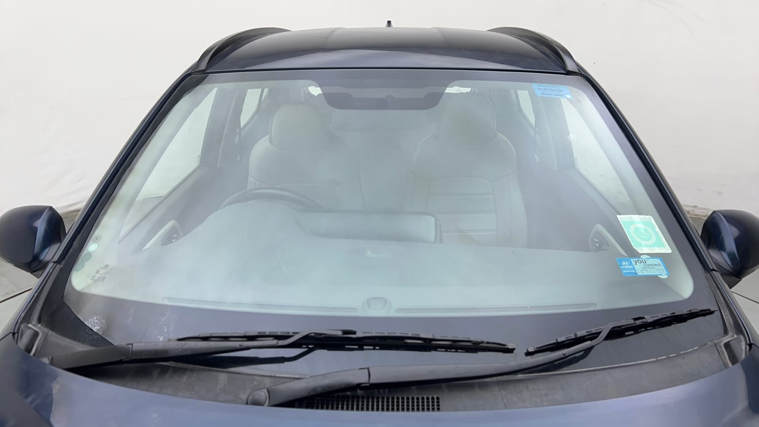 Used 2021 Hyundai Grand i10 Nios Sportz 1.2 Kappa VTVT Petrol Manual exterior FRONT WINDSHIELD VIEW