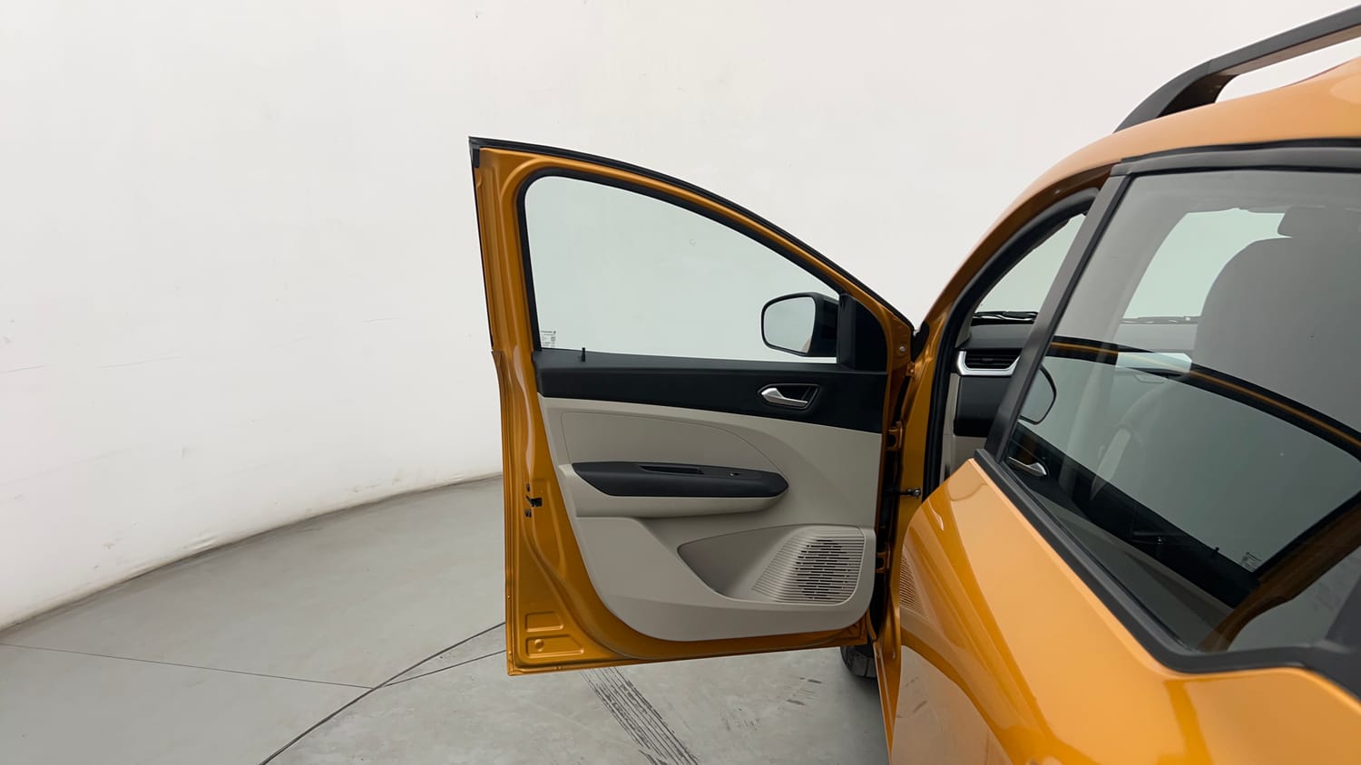 Used 2024 Renault Triber RXZ Petrol Manual interior LEFT FRONT DOOR OPEN VIEW