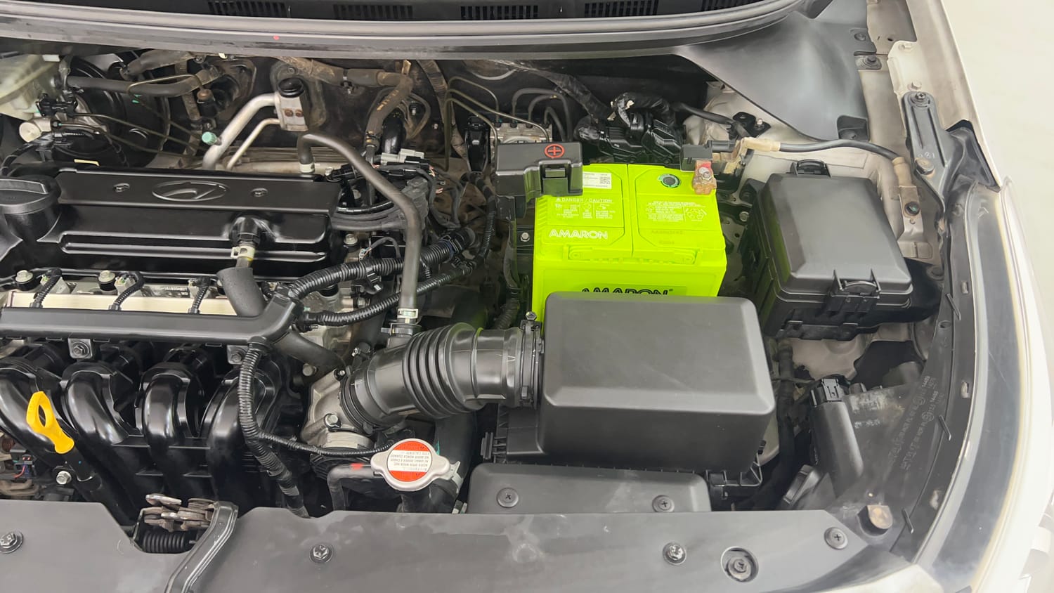 Used 2017 Hyundai Elite i20 Asta 1.2 (O) Petrol Manual engine ENGINE LEFT SIDE VIEW
