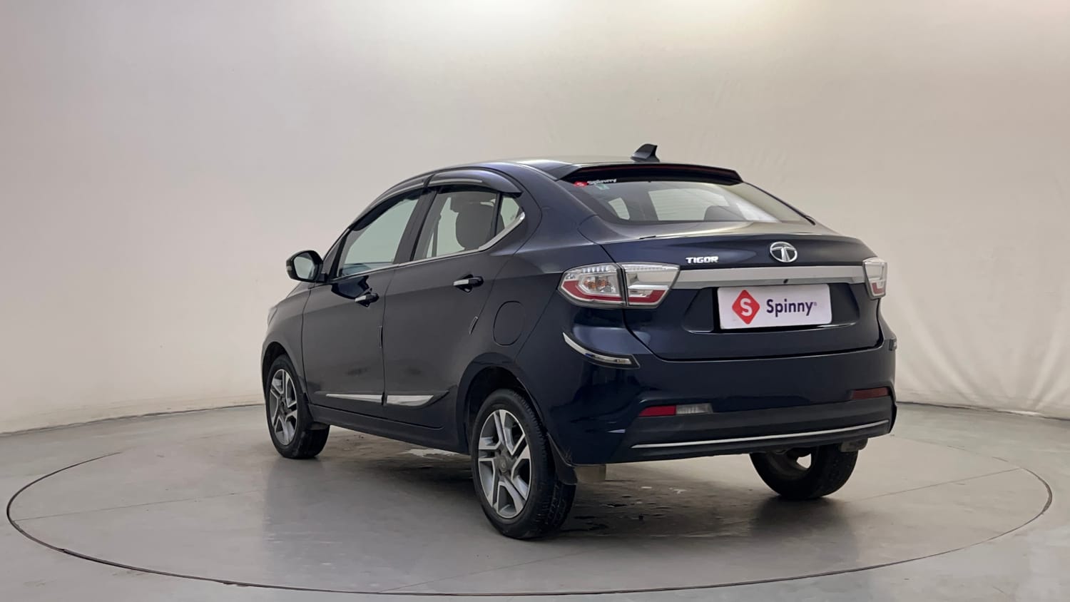Used 2022 Tata Tigor XZA Plus Petrol Automatic exterior LEFT REAR CORNER VIEW