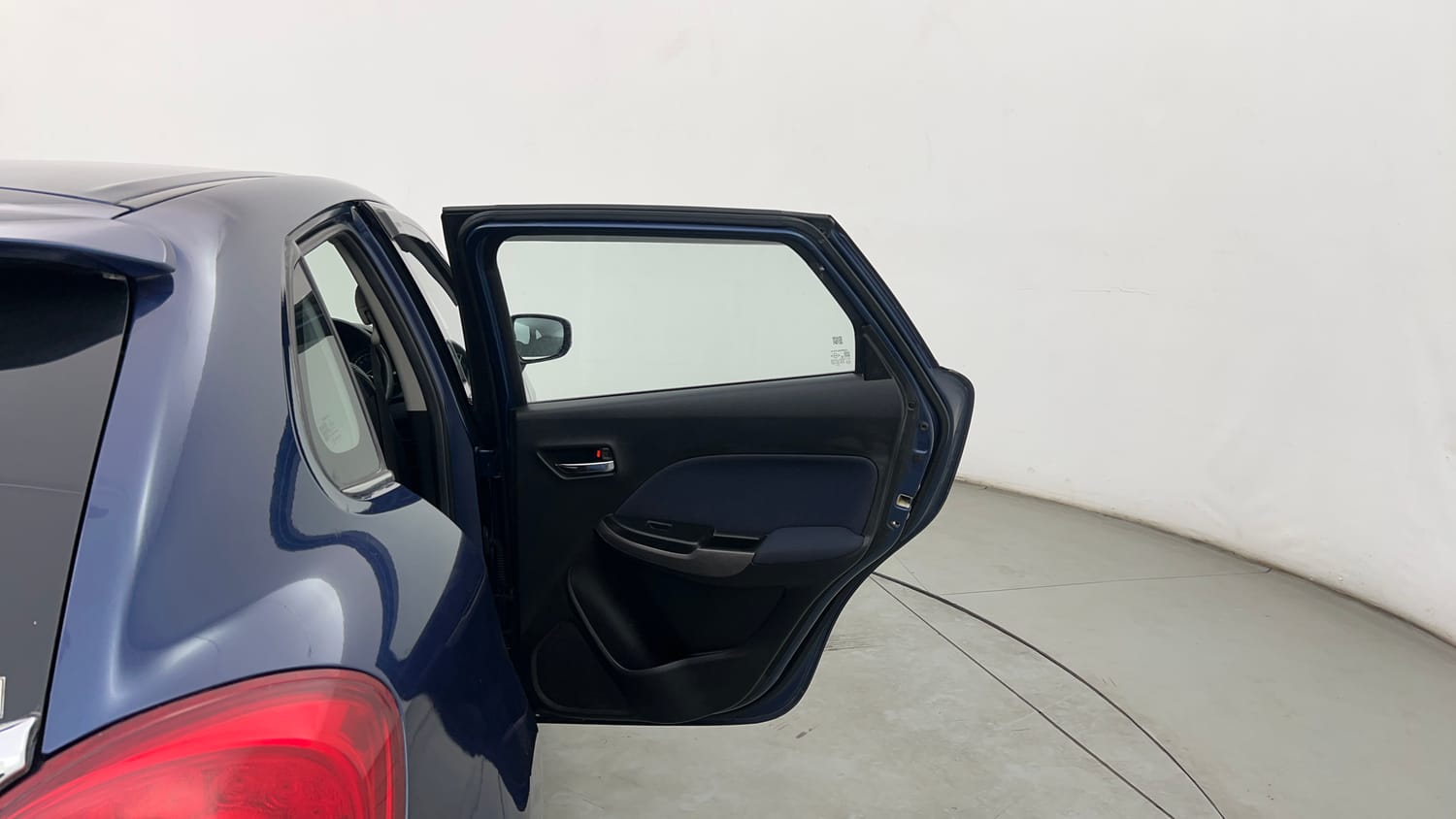 Used 2020 Maruti Suzuki Baleno Zeta Petrol Manual interior RIGHT REAR DOOR OPEN VIEW