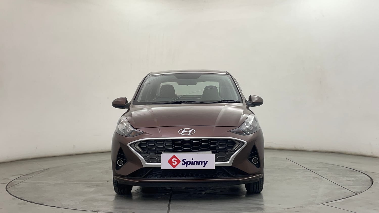 Used 2021 Hyundai Aura S 1.2 Petrol Petrol Manual exterior FRONT VIEW
