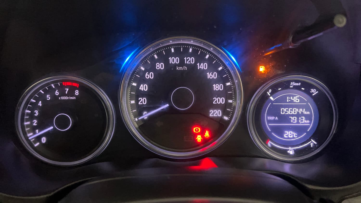 Used 2020 Honda City ZX Petrol Petrol Manual interior CLUSTERMETER VIEW