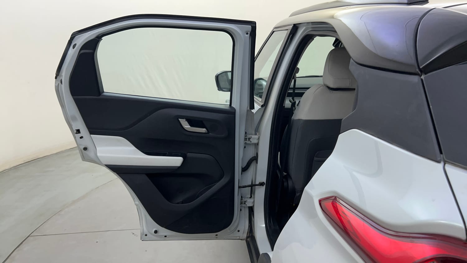 Used 2024 Tata Punch EV Empowered Plus 3.3 Electric Automatic interior LEFT REAR DOOR OPEN VIEW