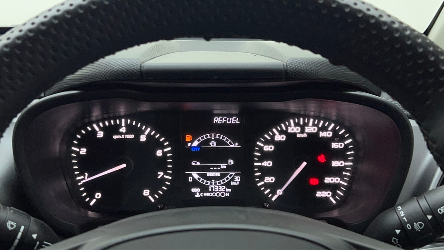 Used 2022 Tata Altroz XE Petrol Petrol Manual interior CLUSTERMETER VIEW