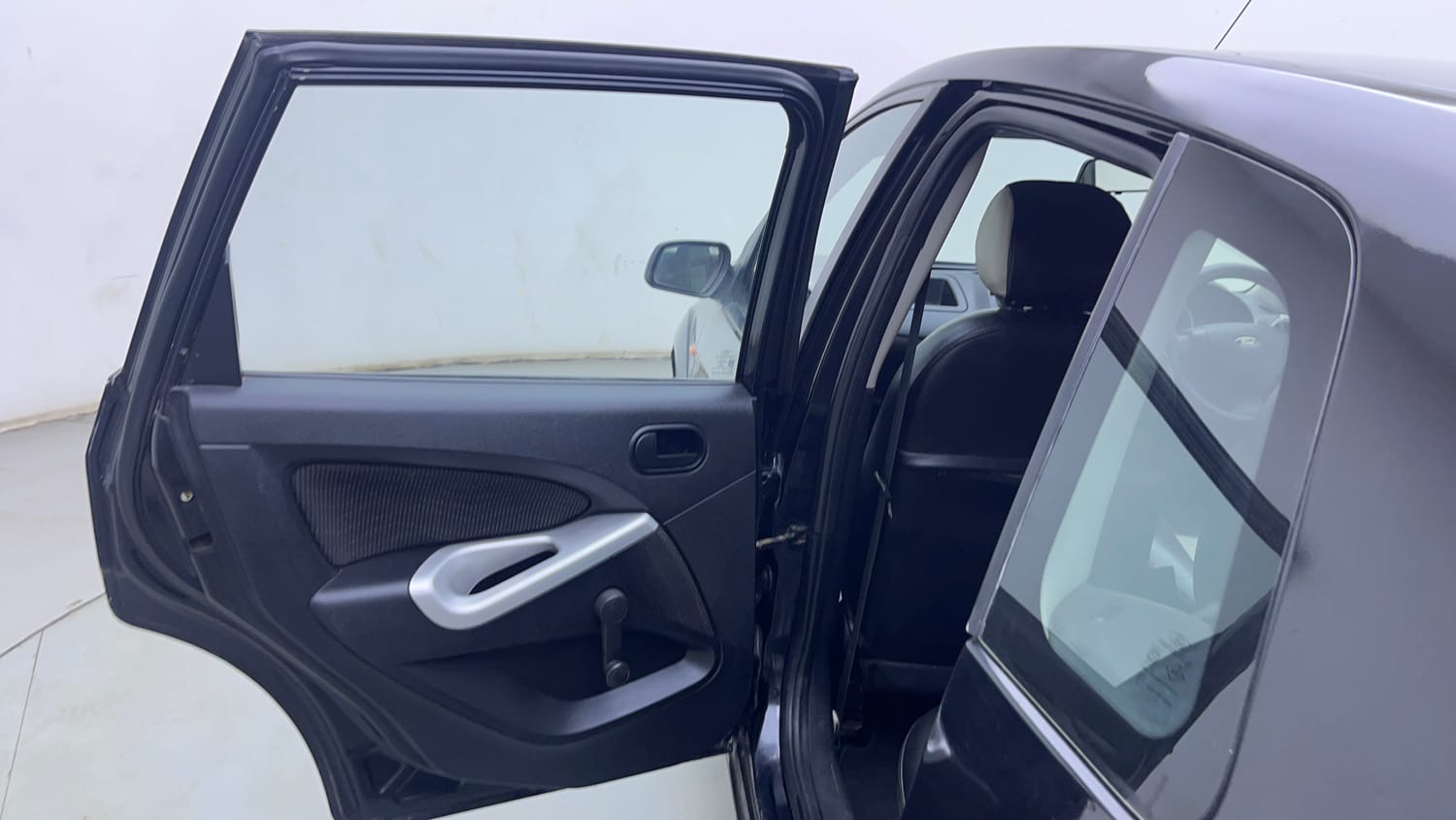 Used 2013 Ford Figo Duratec Petrol ZXI 1.2 Petrol Manual interior LEFT REAR DOOR OPEN VIEW