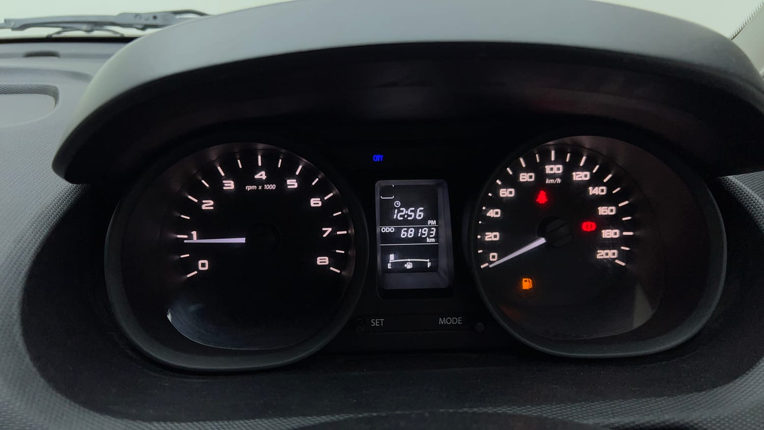 Used 2017 Tata Tiago Revotron XT Petrol Manual interior CLUSTERMETER VIEW
