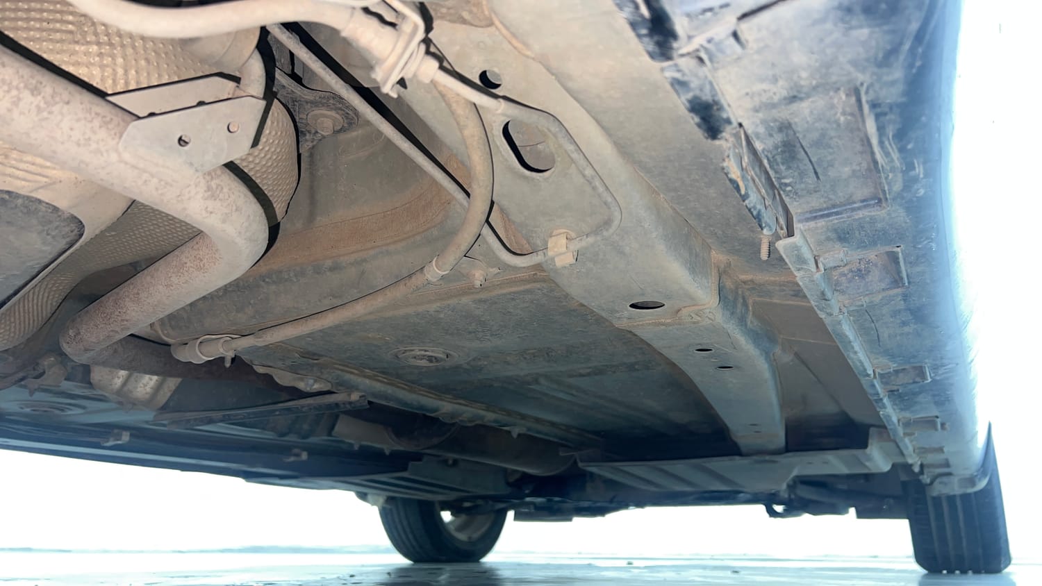 Used 2022 Maruti Suzuki Baleno Zeta MT Petrol Manual extra REAR RIGHT UNDERBODY VIEW