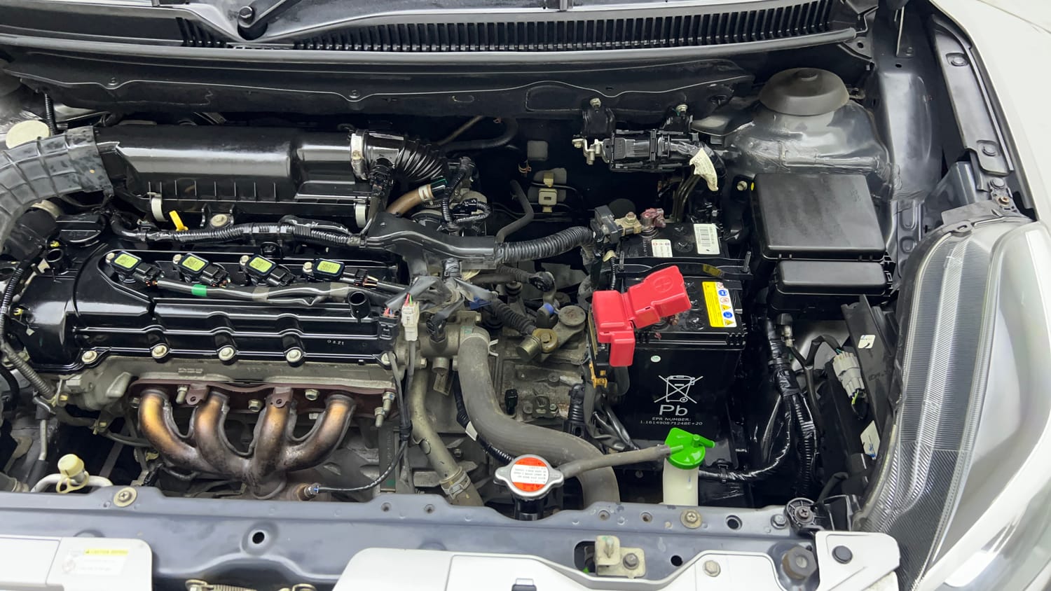 Used 2021 Maruti Suzuki Baleno Zeta Petrol Manual engine ENGINE LEFT SIDE VIEW