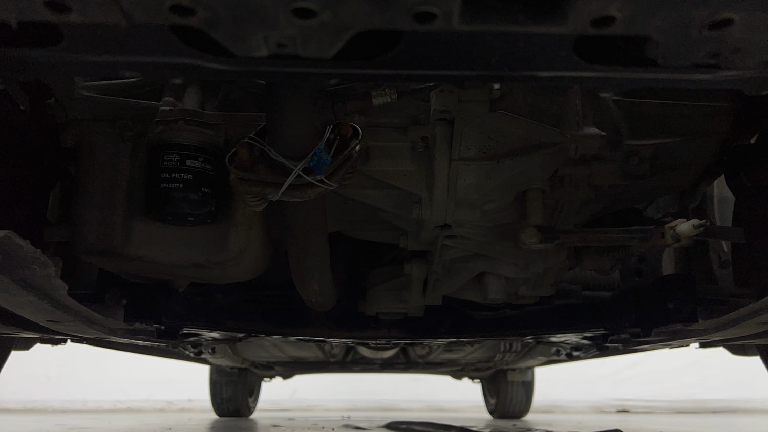 Used 2021 Maruti Suzuki Baleno Zeta Petrol Manual extra FRONT LEFT UNDERBODY VIEW