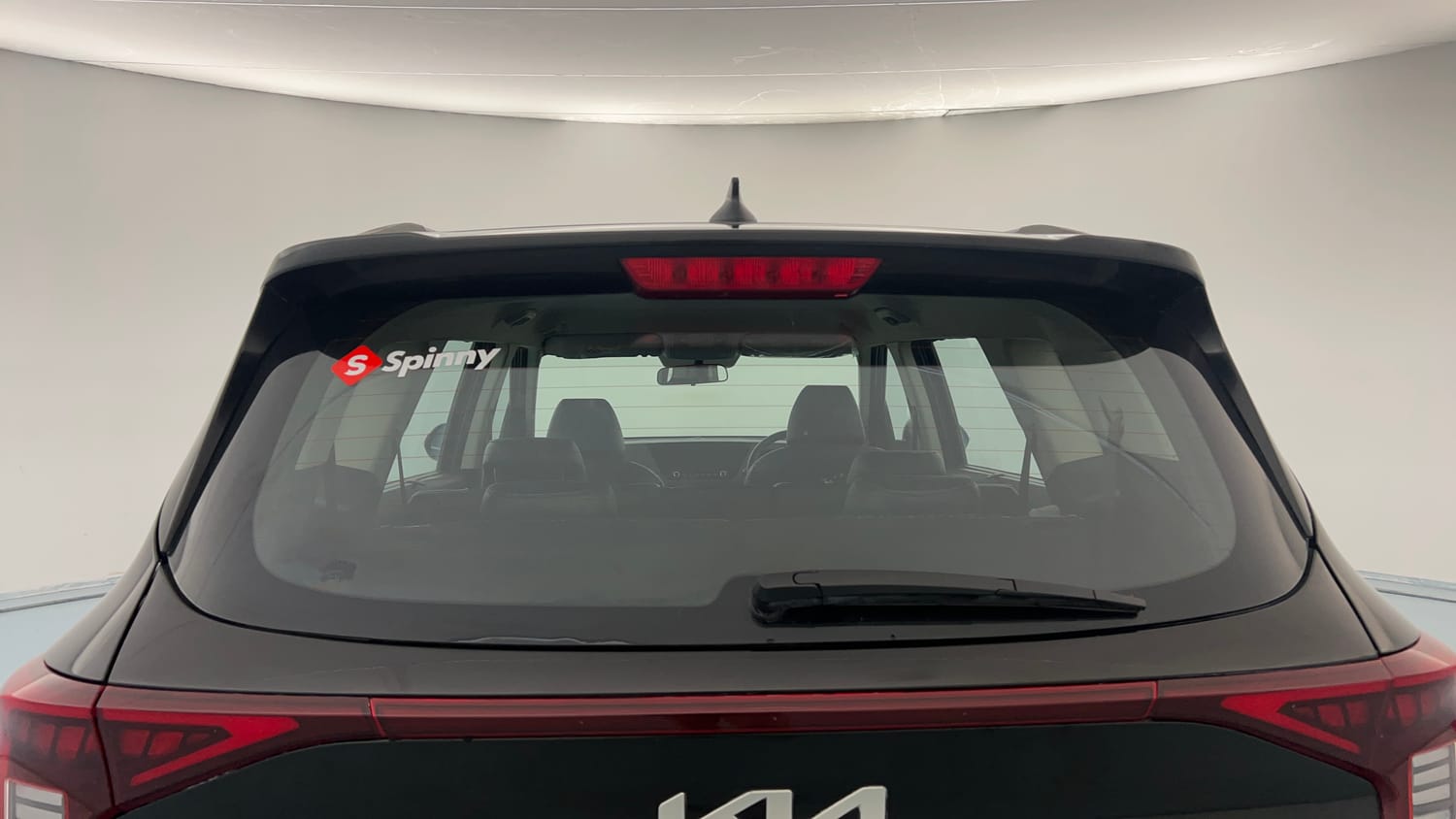 Used 2022 Kia Carens Prestige Plus 1.4 Petrol MT 7 STR Petrol Manual exterior BACK WINDSHIELD VIEW