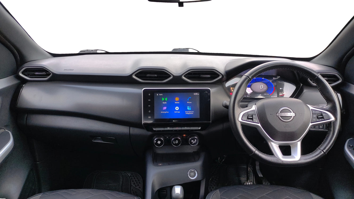 Used 2022 Nissan Magnite XV Premium Turbo CVT Dual Tone Petrol Automatic interior DASHBOARD VIEW