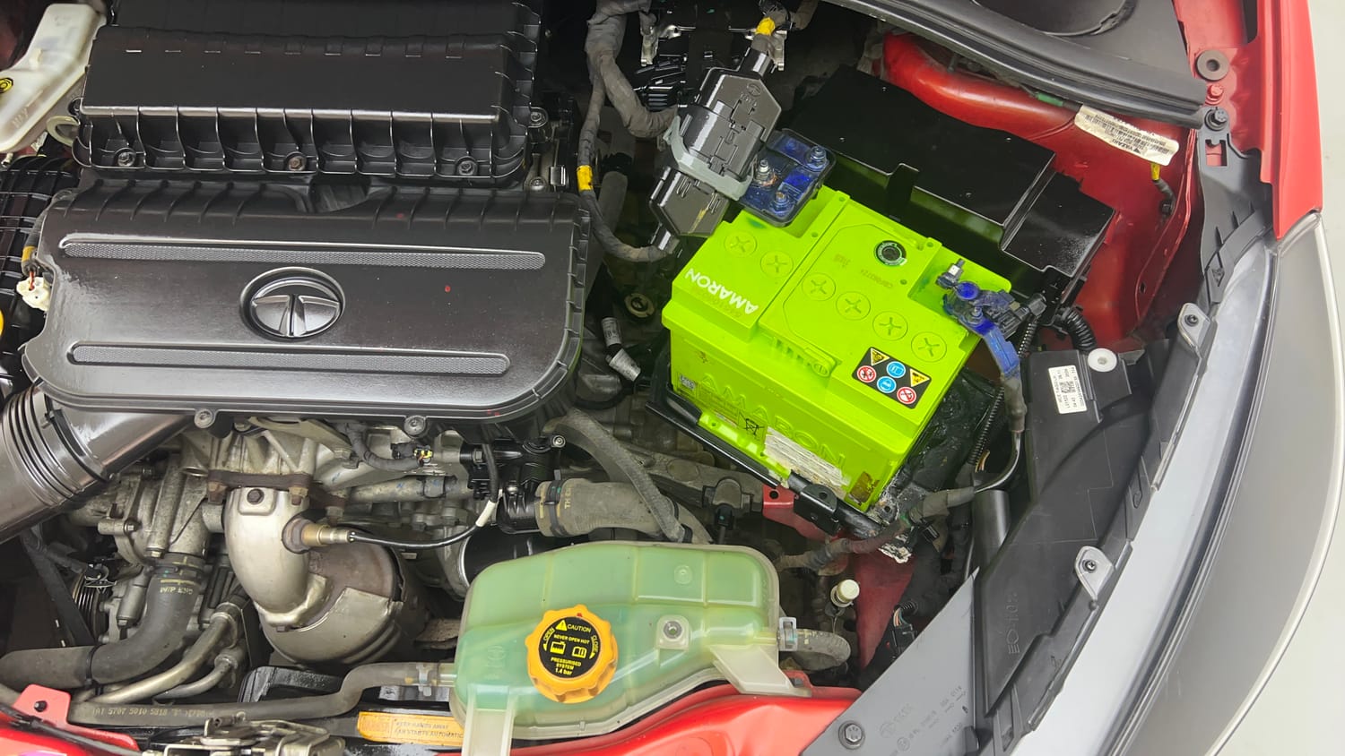 Used 2020 Tata Tiago XT Petrol Manual engine ENGINE LEFT SIDE VIEW