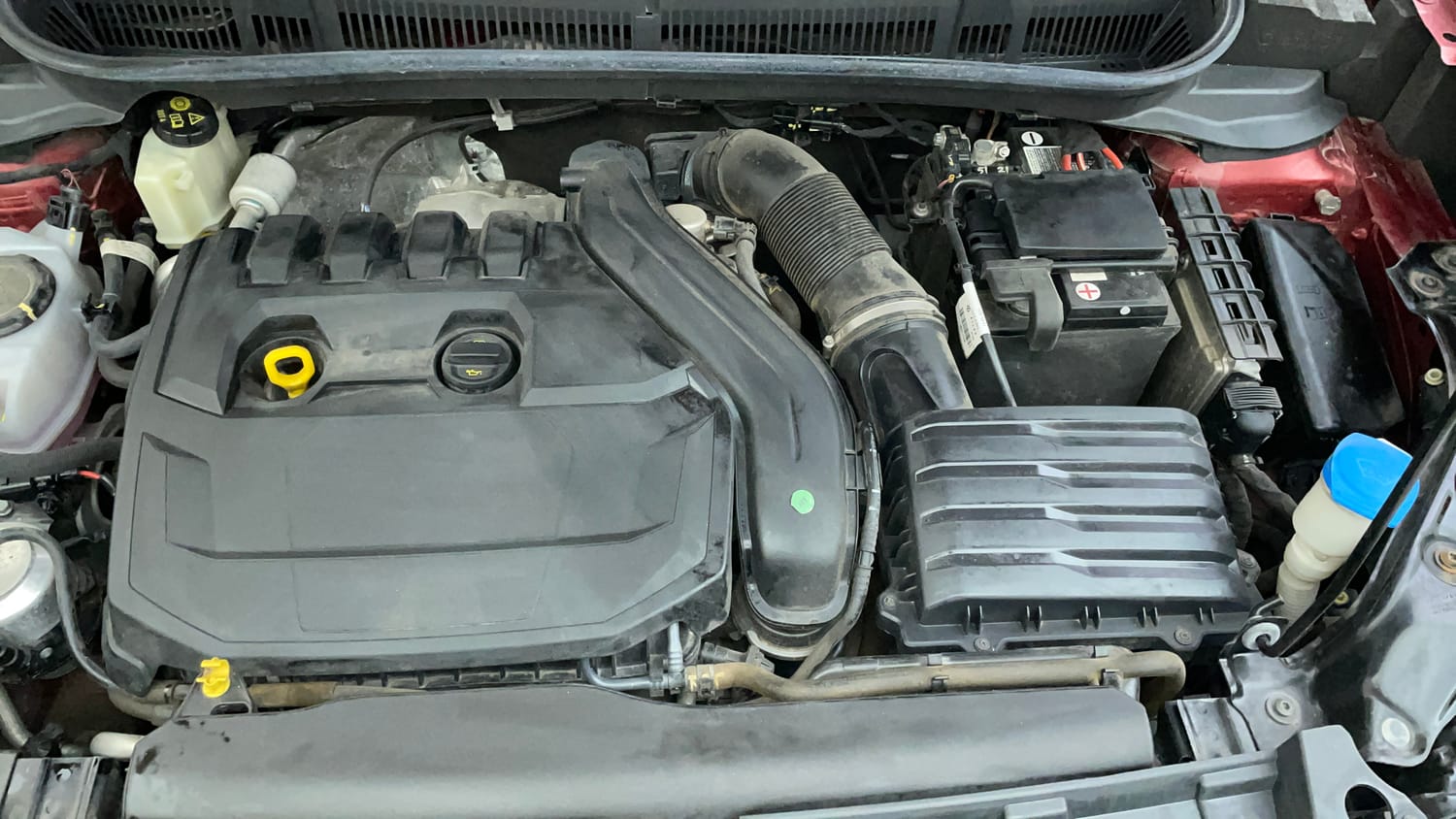 Used 2022 Volkswagen Taigun GT 1.5 TSI MT Petrol Manual engine ENGINE LEFT SIDE VIEW