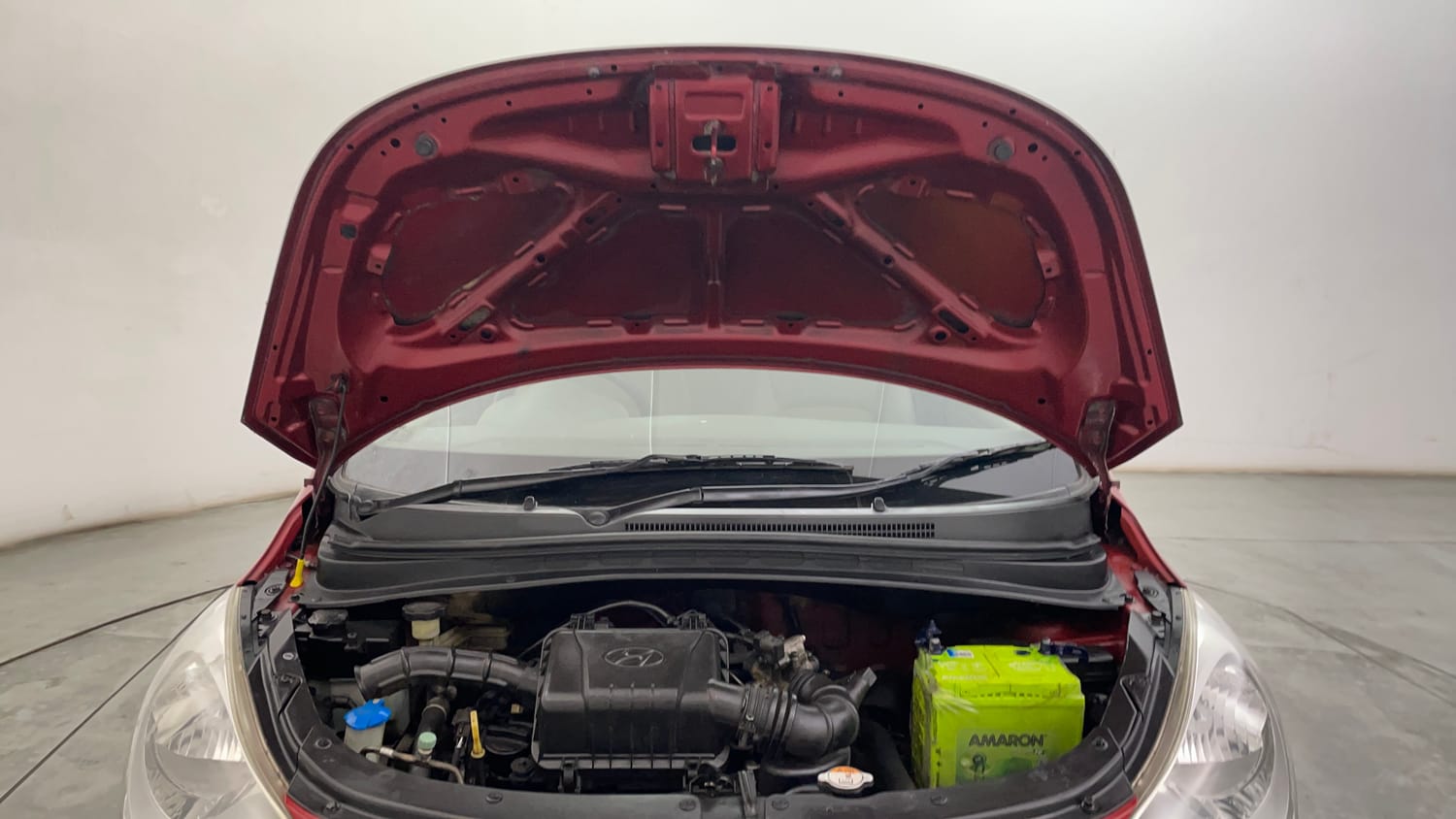 Used 2012 Hyundai i10 Era 1.1 iRDE2 Petrol Manual engine ENGINE & BONNET OPEN FRONT VIEW
