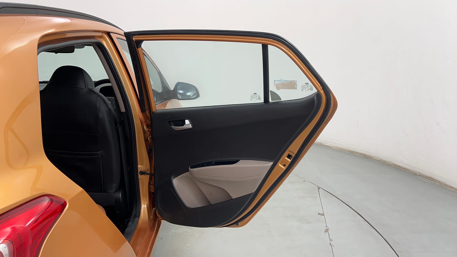 Used 2014 Hyundai Grand i10 Asta 1.2 Kappa VTVT (O) Petrol Manual interior RIGHT REAR DOOR OPEN VIEW