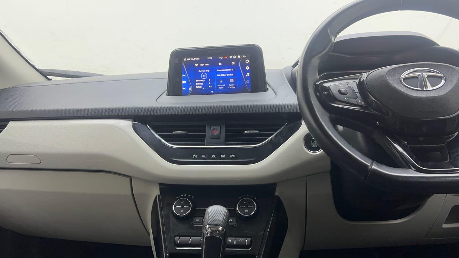Used 2022 Tata Nexon XZA Plus (HS) Petrol Automatic interior MUSIC SYSTEM & AC CONTROL VIEW