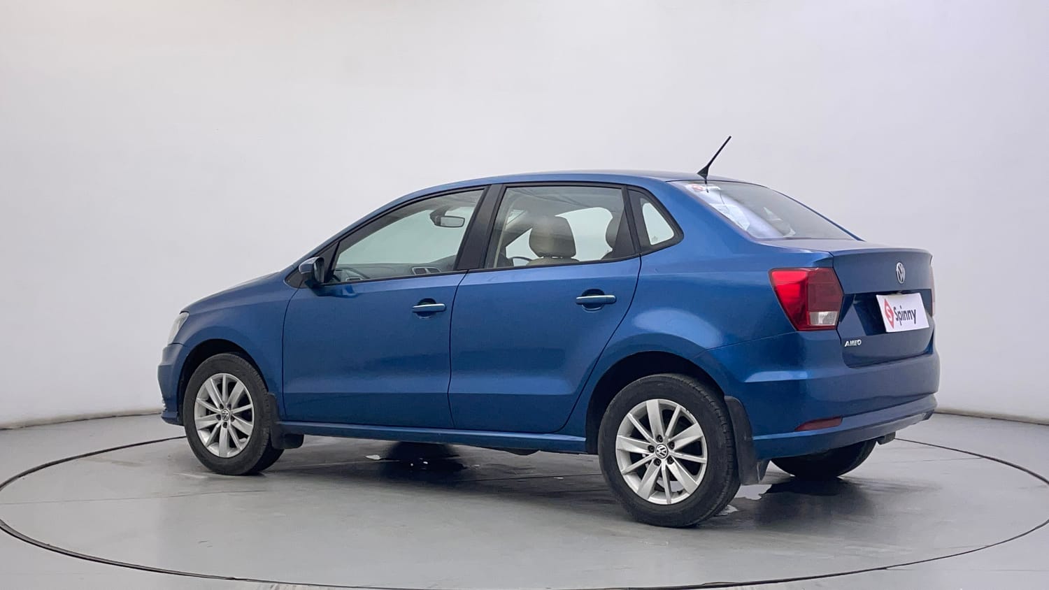 Used 2017 Volkswagen Ameo Highline1.2L (P) Petrol Manual exterior LEFT REAR CORNER VIEW