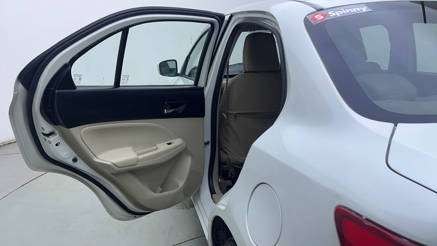 Used 2017 Maruti Suzuki Dzire VXi AMT Petrol Automatic interior LEFT REAR DOOR OPEN VIEW