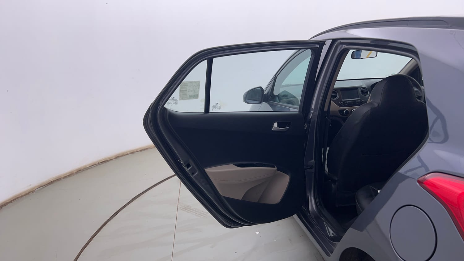 Used 2018 Hyundai Grand i10 Sportz 1.2 Kappa VTVT Petrol Manual interior LEFT REAR DOOR OPEN VIEW