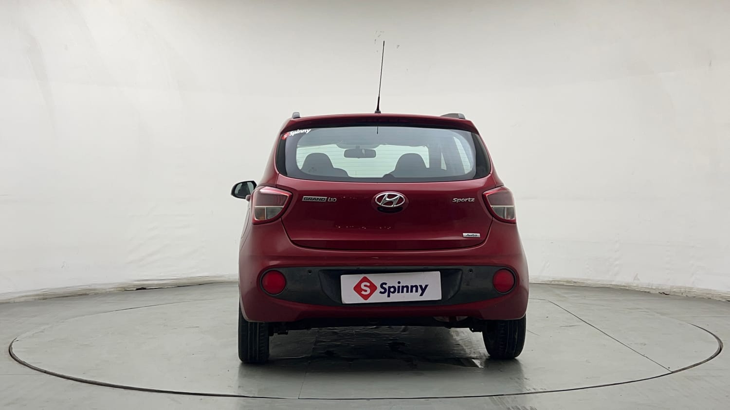 Used 2018 Hyundai Grand i10 Sportz (O) AT 1.2 Kappa VTVT Petrol Automatic exterior BACK VIEW