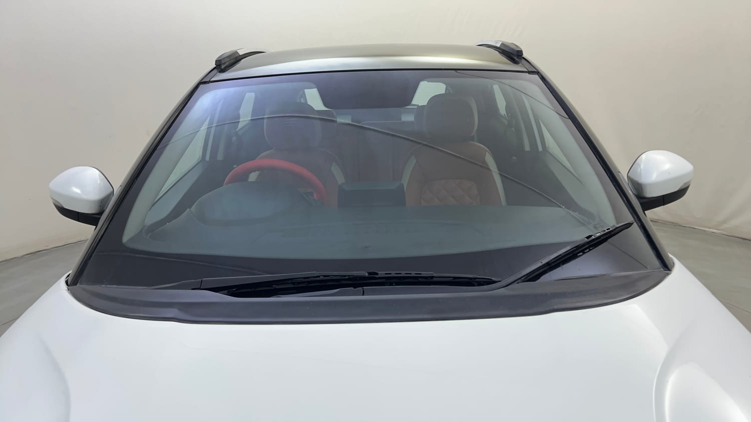 Used 2018 Tata Nexon XZA Plus Diesel Diesel Automatic exterior FRONT WINDSHIELD VIEW