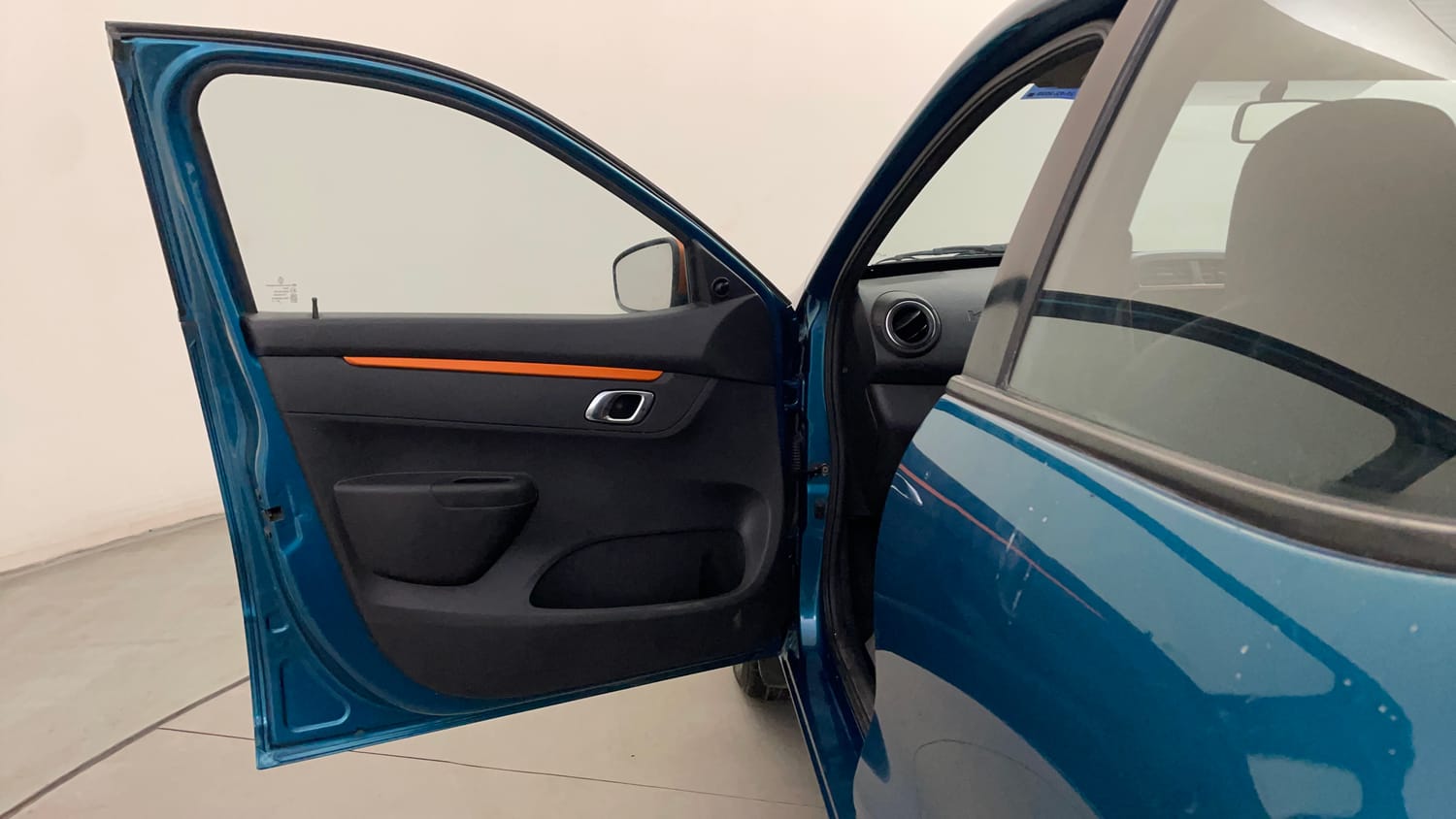 Used 2020 Renault Kwid CLIMBER 1.0 AMT Opt Petrol Automatic interior LEFT FRONT DOOR OPEN VIEW