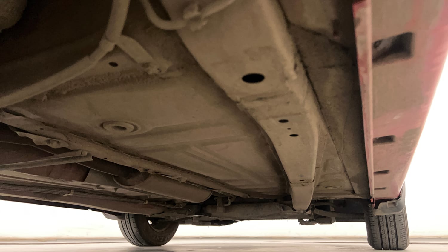 Used 2018 Maruti Suzuki Baleno Delta 1.2 AT Petrol Automatic extra REAR RIGHT UNDERBODY VIEW