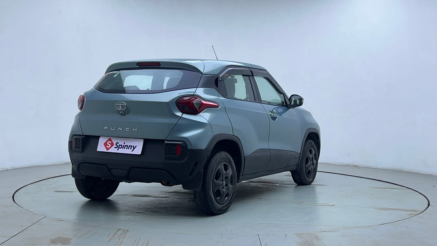 Used 2022 Tata Punch Accomplished AMT Petrol Automatic exterior RIGHT REAR CORNER VIEW