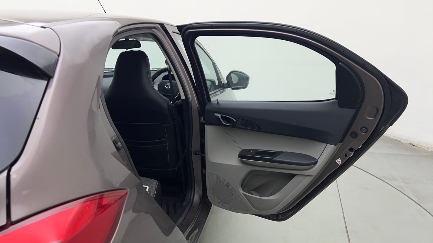 Used 2017 Tata Tiago Revotron XT Petrol Manual interior RIGHT REAR DOOR OPEN VIEW
