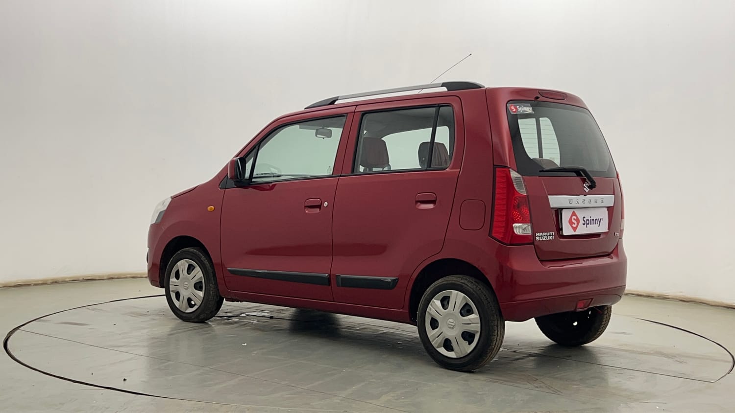 Used 2014 Maruti Suzuki Wagon R VXI Petrol Manual exterior LEFT REAR CORNER VIEW