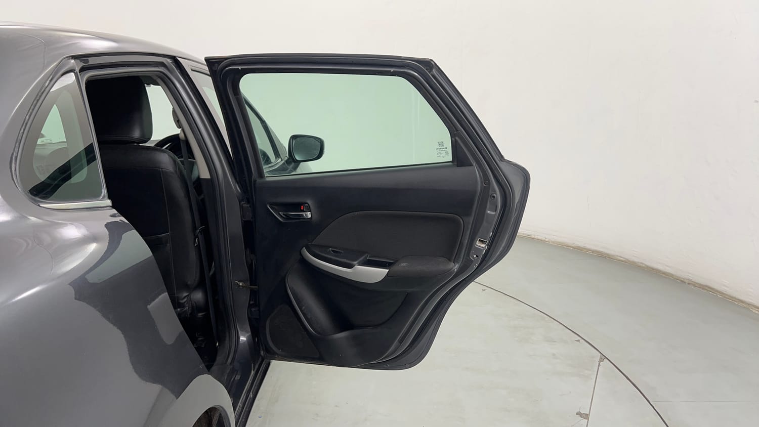 Used 2017 Maruti Suzuki Baleno Zeta 1.2 AT Petrol Automatic interior RIGHT REAR DOOR OPEN VIEW