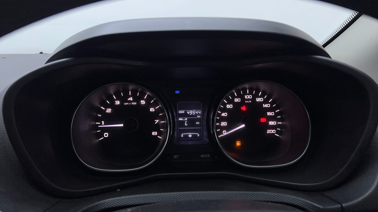 Used 2020 Tata Nexon XZ Plus Petrol Manual interior CLUSTERMETER VIEW
