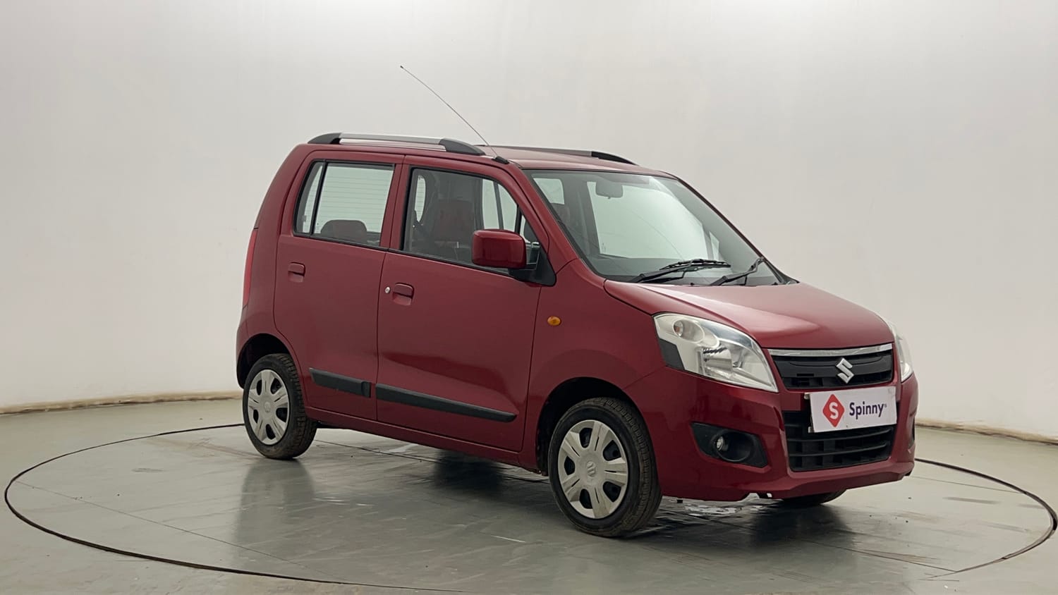 Used 2014 Maruti Suzuki Wagon R VXI Petrol Manual exterior RIGHT FRONT CORNER VIEW