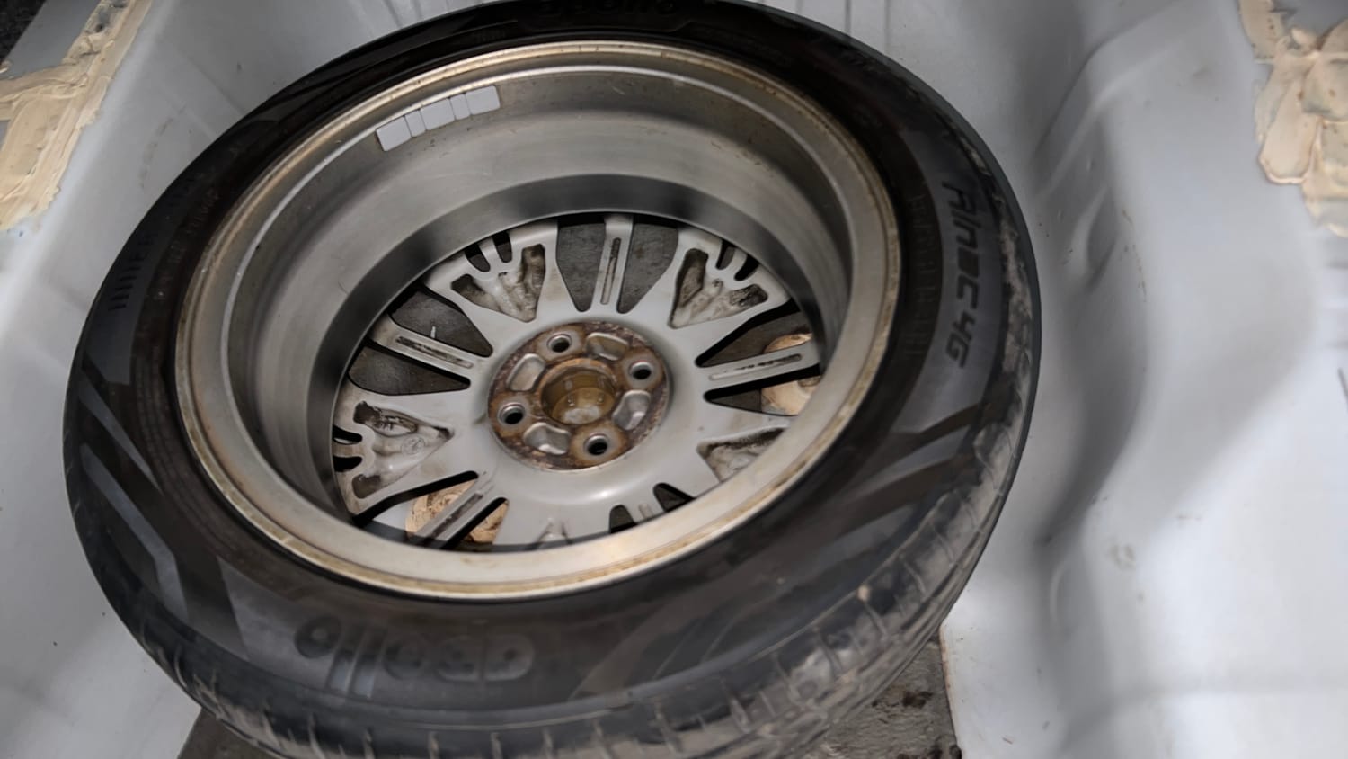 Used 2019 Honda City ZX CVT Petrol Petrol Automatic tyres SPARE TYRE VIEW