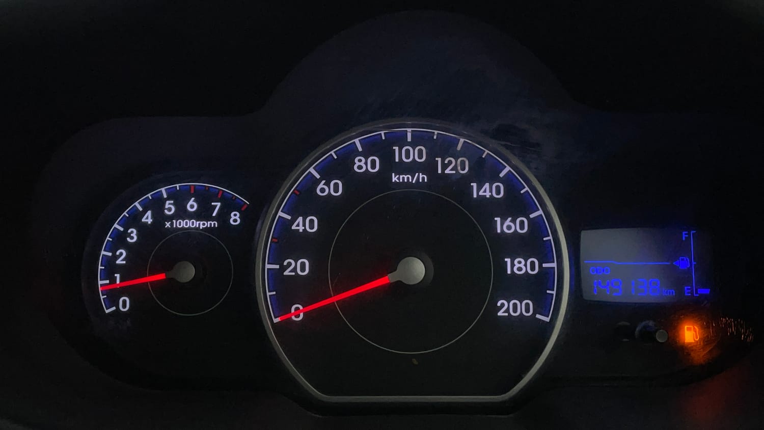 Used 2012 Hyundai i10 Era 1.1 iRDE2 Petrol Manual interior CLUSTERMETER VIEW