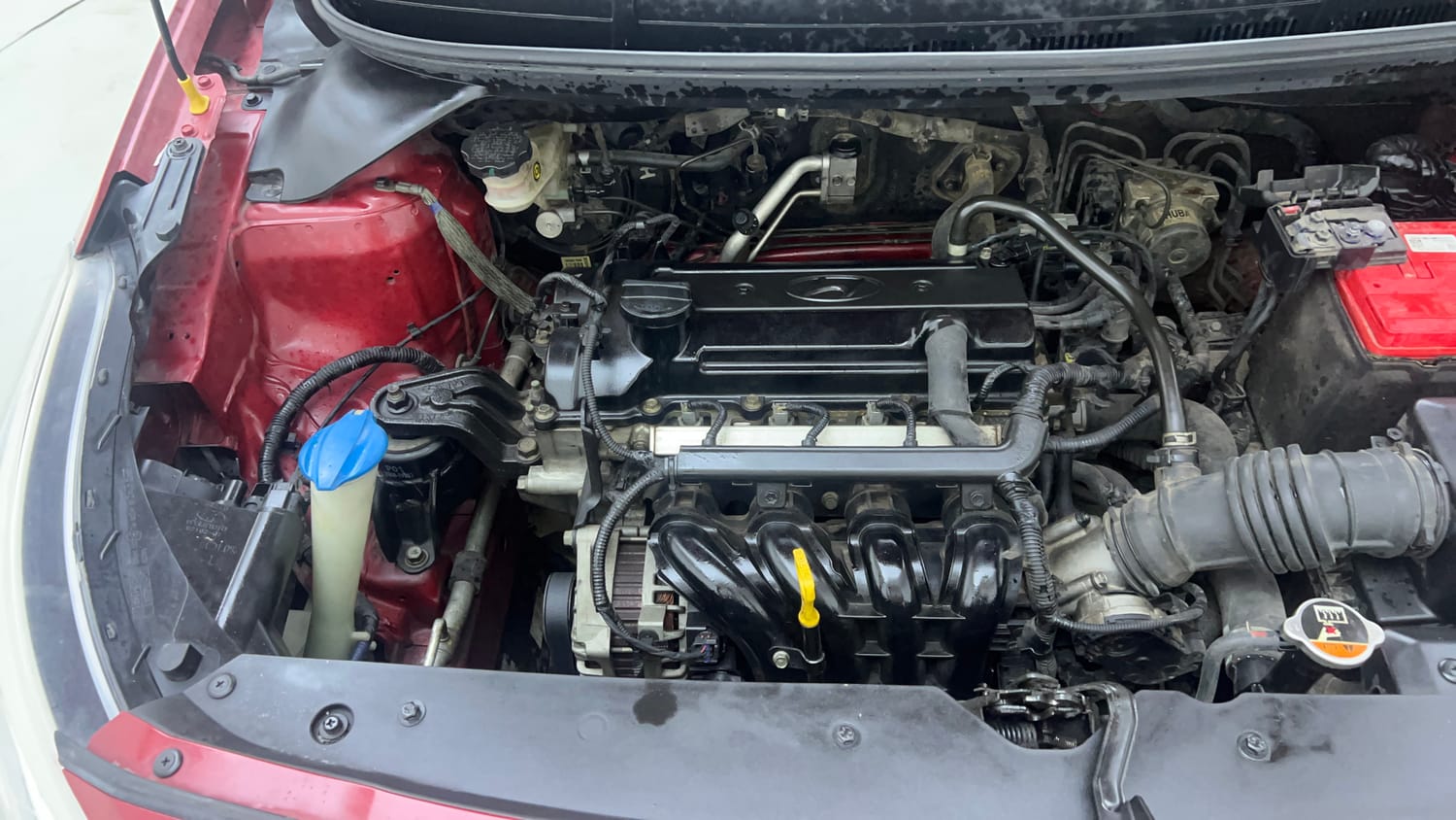 Used 2015 Hyundai Elite i20 Asta 1.2 Petrol Manual engine ENGINE RIGHT SIDE VIEW