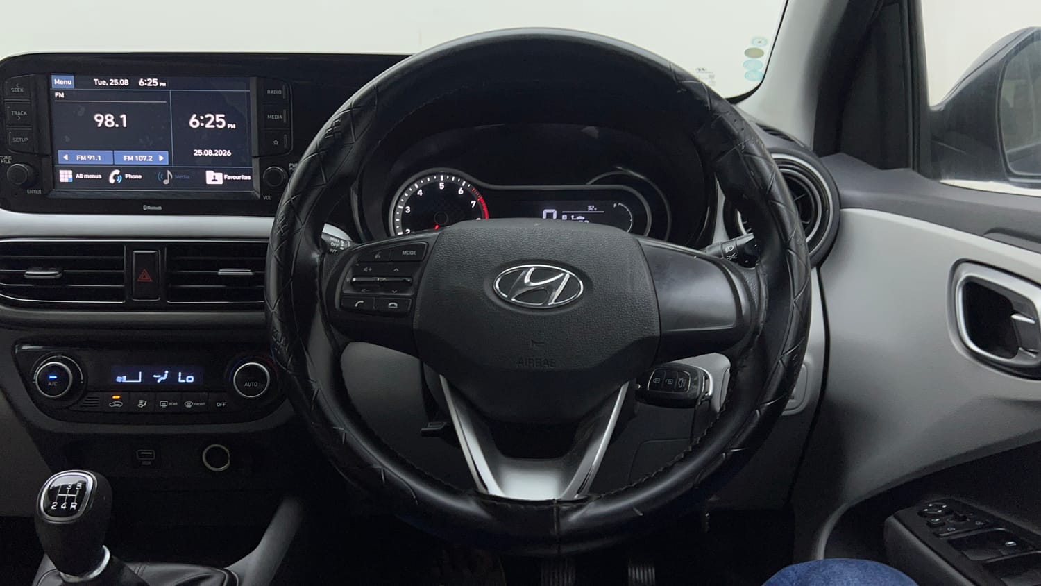 Used 2021 Hyundai Grand i10 Nios Sportz 1.2 Kappa VTVT Petrol Manual interior STEERING VIEW