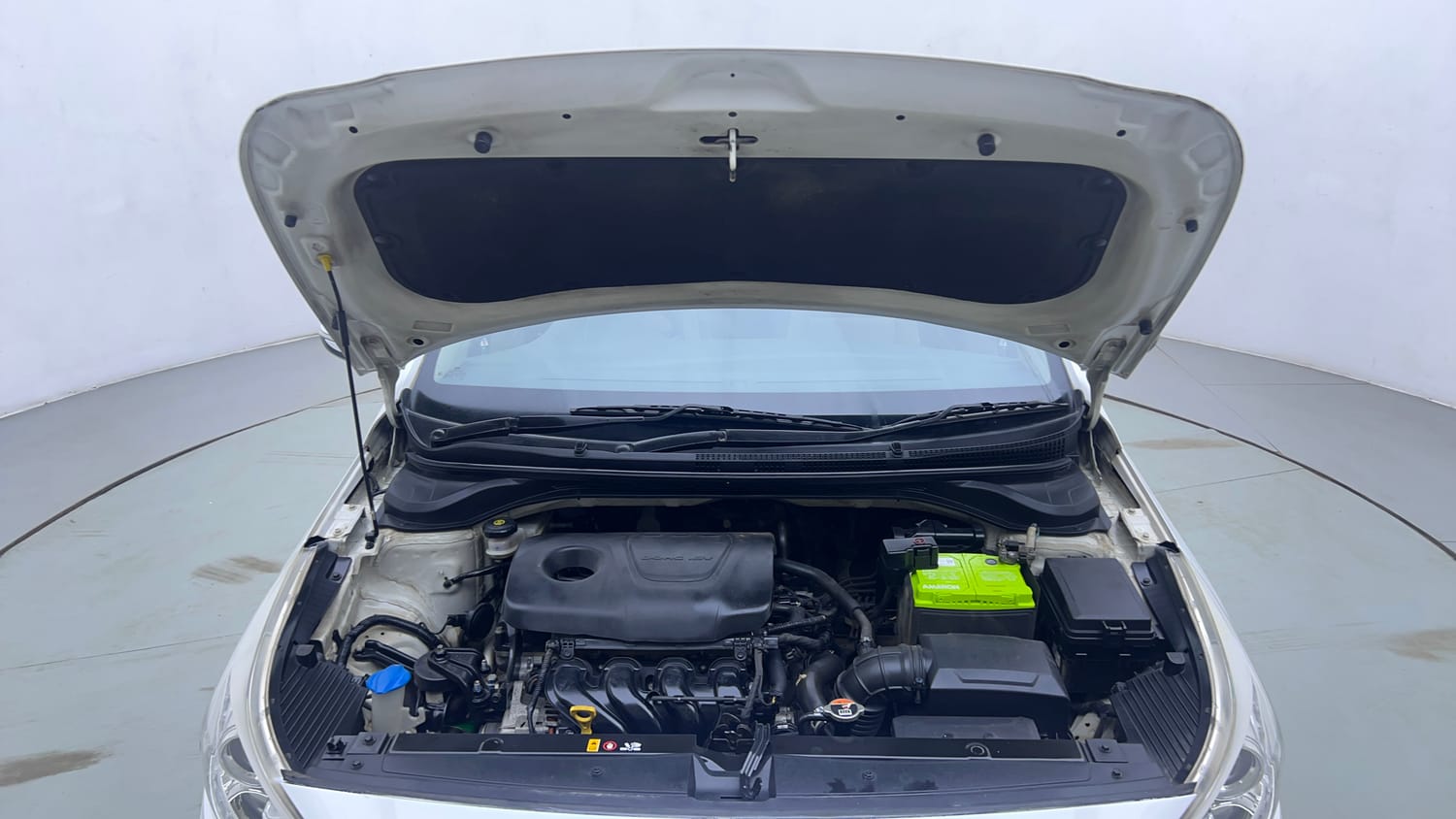 Used 2018 Hyundai Verna SX (O) 1.6 VTVT AT Petrol Automatic engine ENGINE & BONNET OPEN FRONT VIEW
