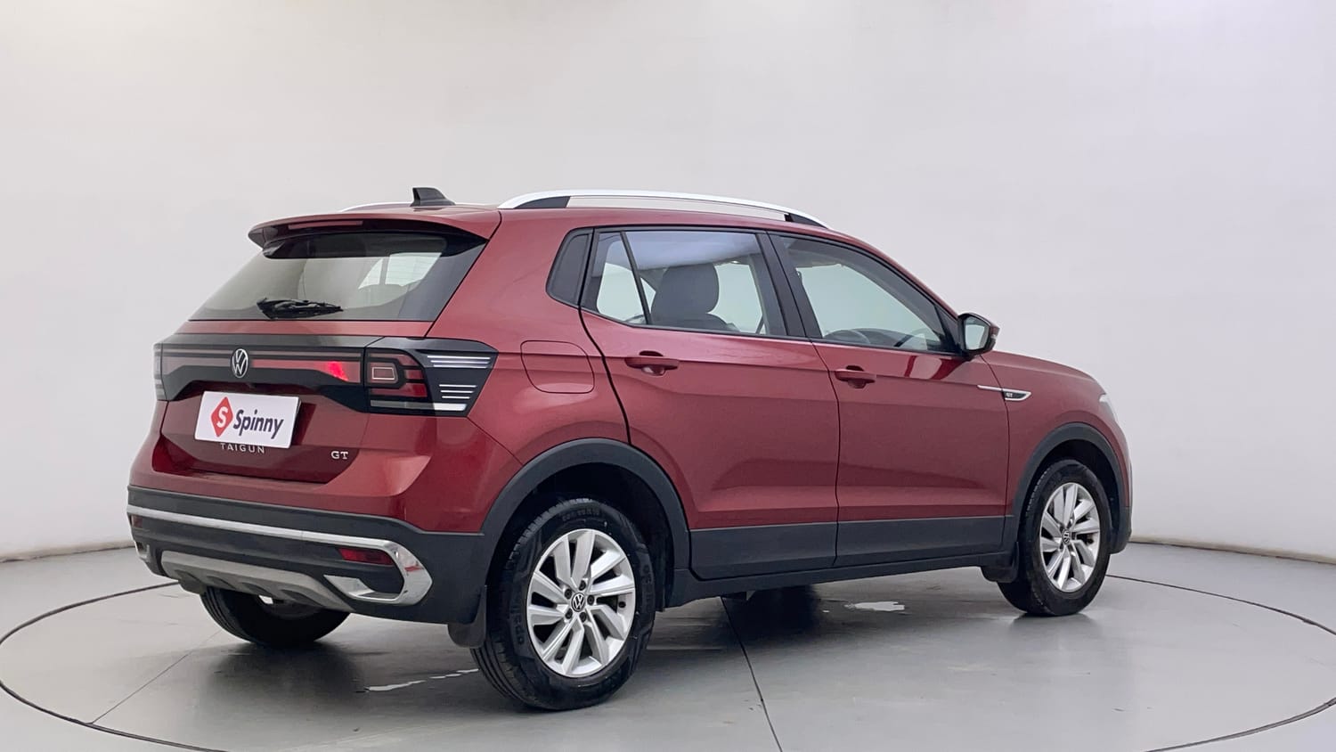 Used 2022 Volkswagen Taigun GT 1.5 TSI MT Petrol Manual exterior RIGHT REAR CORNER VIEW