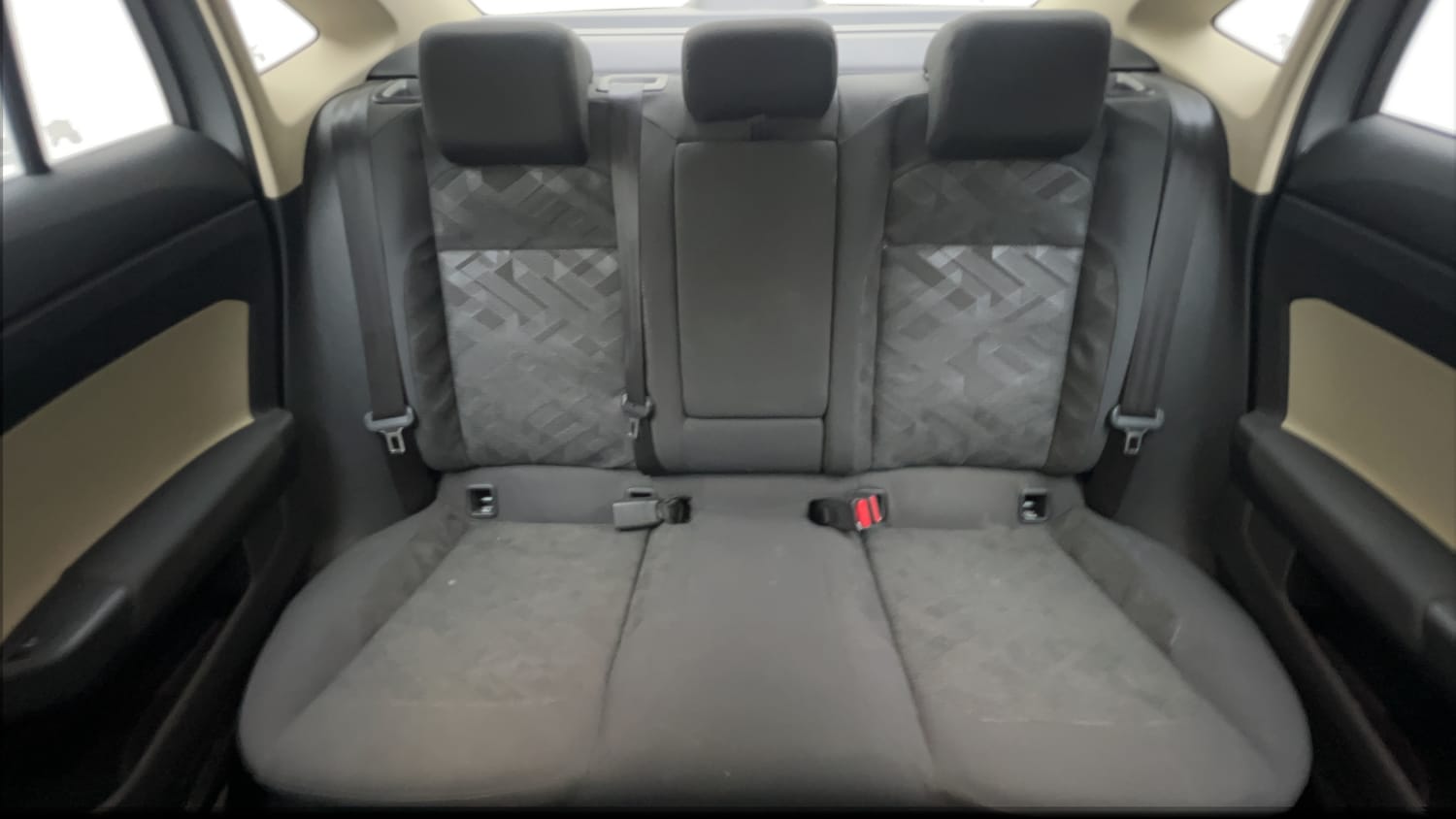 Used 2022 Skoda Slavia Ambition 1.0L TSI AT Petrol Automatic interior REAR SEAT CONDITION VIEW