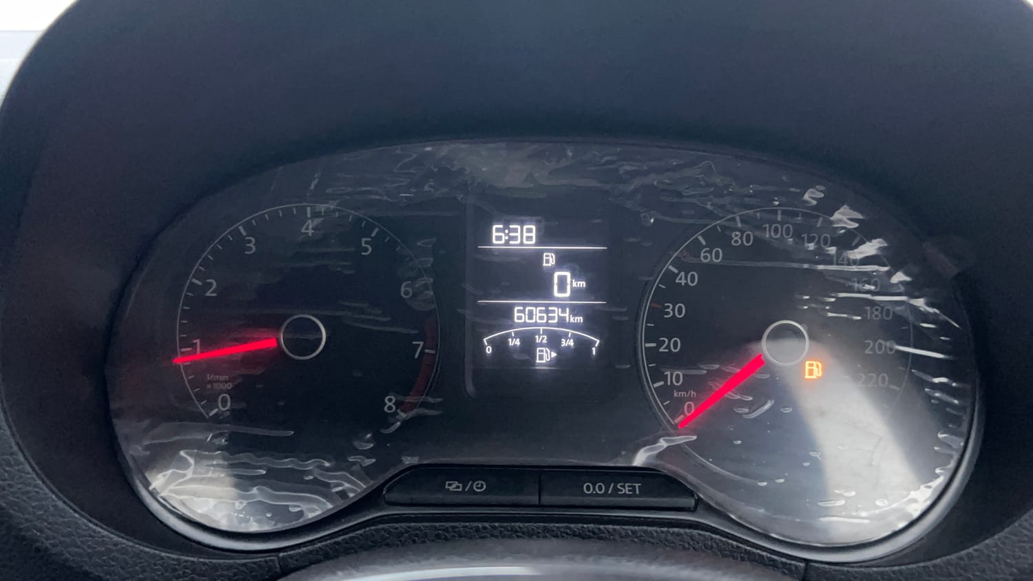 Used 2014 Volkswagen Polo Highline1.2L (P) Petrol Manual interior CLUSTERMETER VIEW