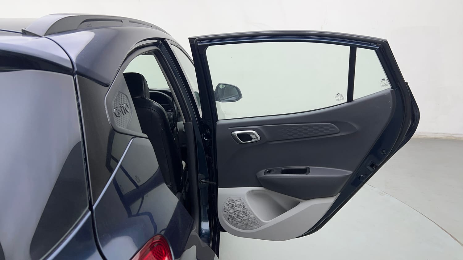 Used 2021 Hyundai Grand i10 Nios Sportz 1.2 Kappa VTVT Petrol Manual interior RIGHT REAR DOOR OPEN VIEW