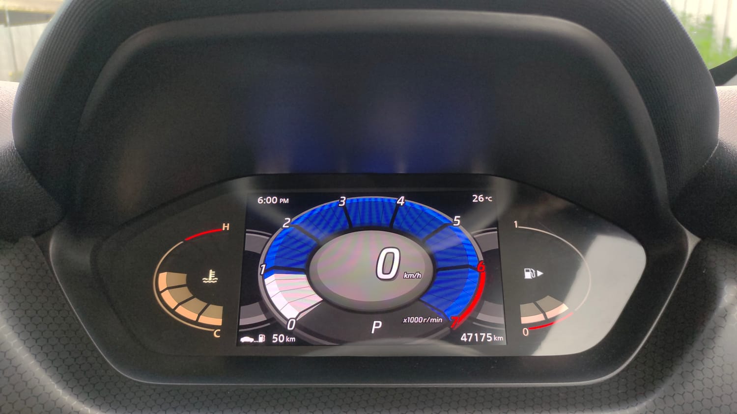 Used 2022 Nissan Magnite XV Premium Turbo CVT Dual Tone Petrol Automatic interior CLUSTERMETER VIEW
